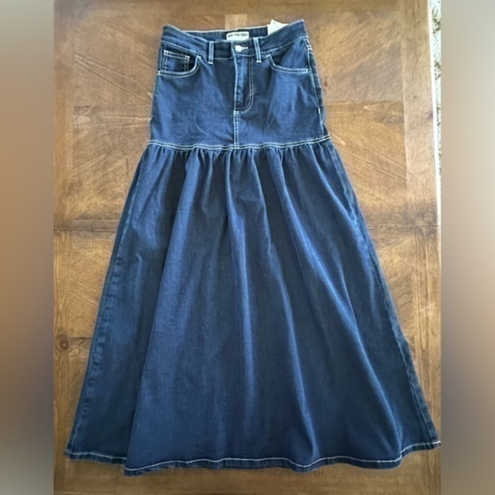 NWT WE THE FREE BY FREE PEOPLE JORDAN MAXI SKIRT SIZE 2